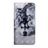 3D Painting Pattern Coloured Drawing Horizontal Flip TPU + PU Leather Case with Holder & Card Slots & Wallet